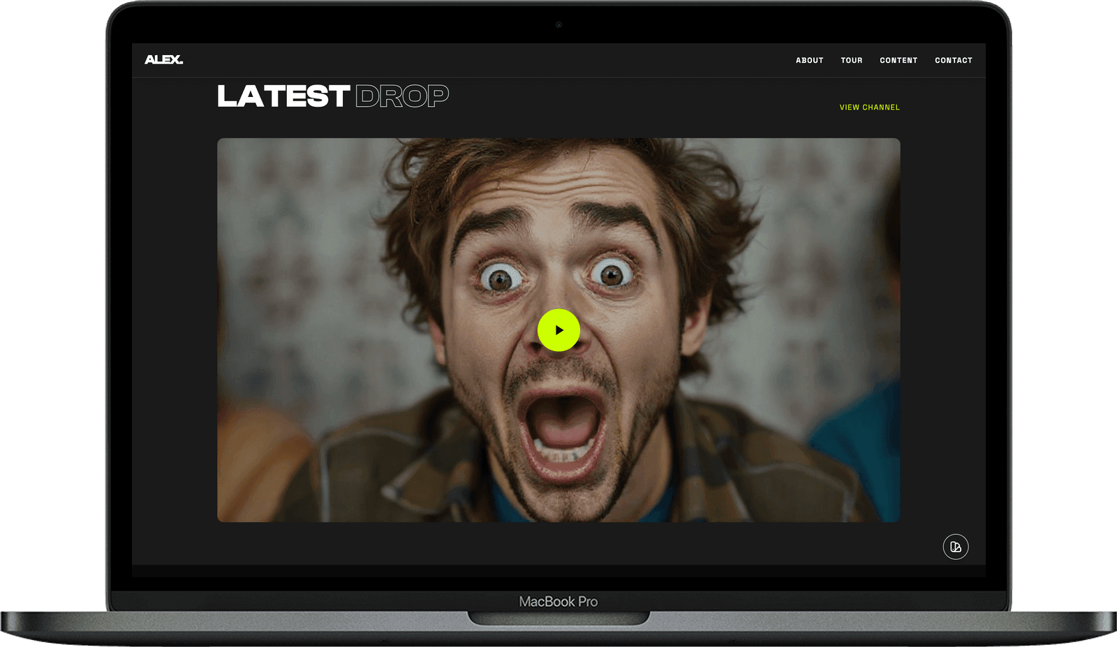 Creator & Influencer Website — Alex Nova design detail preview 2