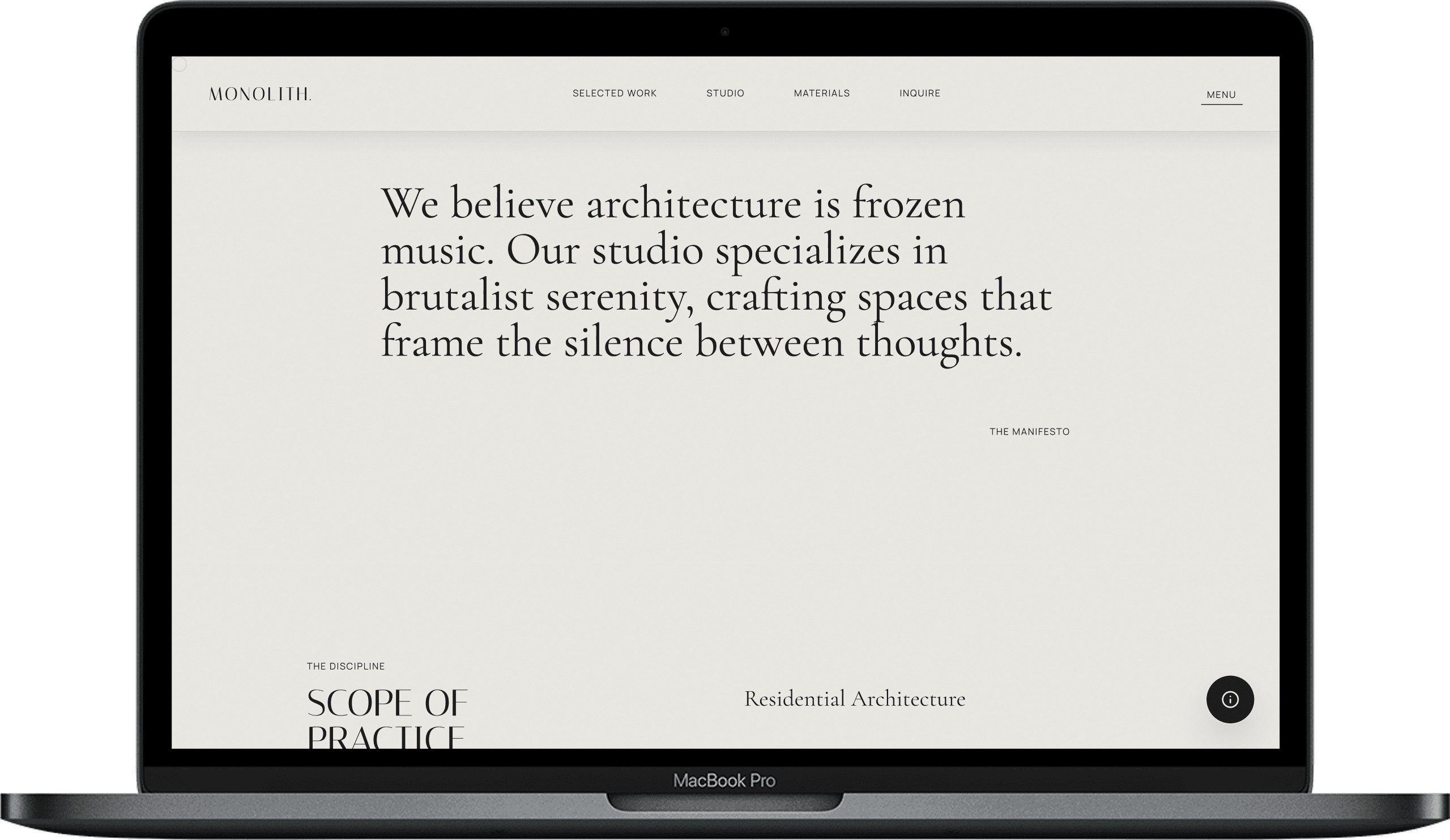 Design Portfolio Website — Obelisk Core design detail preview 1