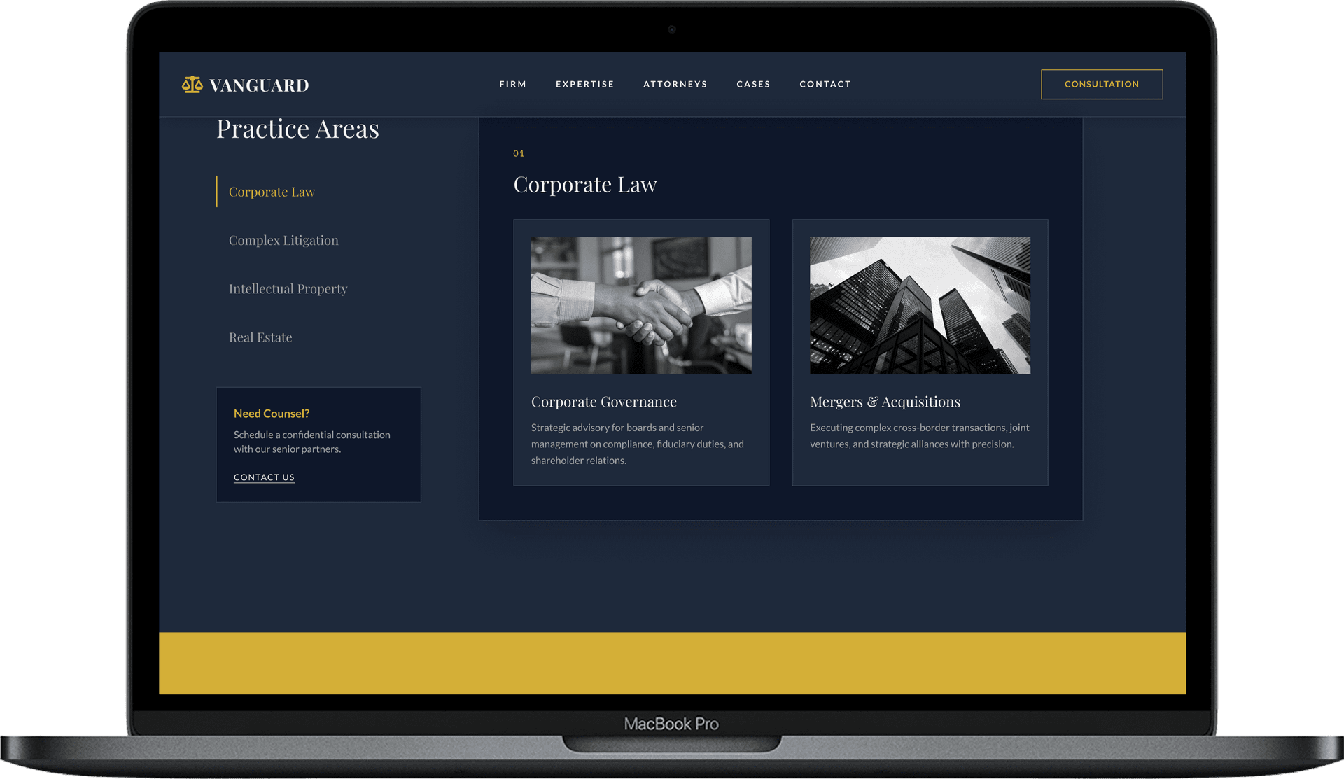 Law Firm Website — PioneerHub design detail preview 1