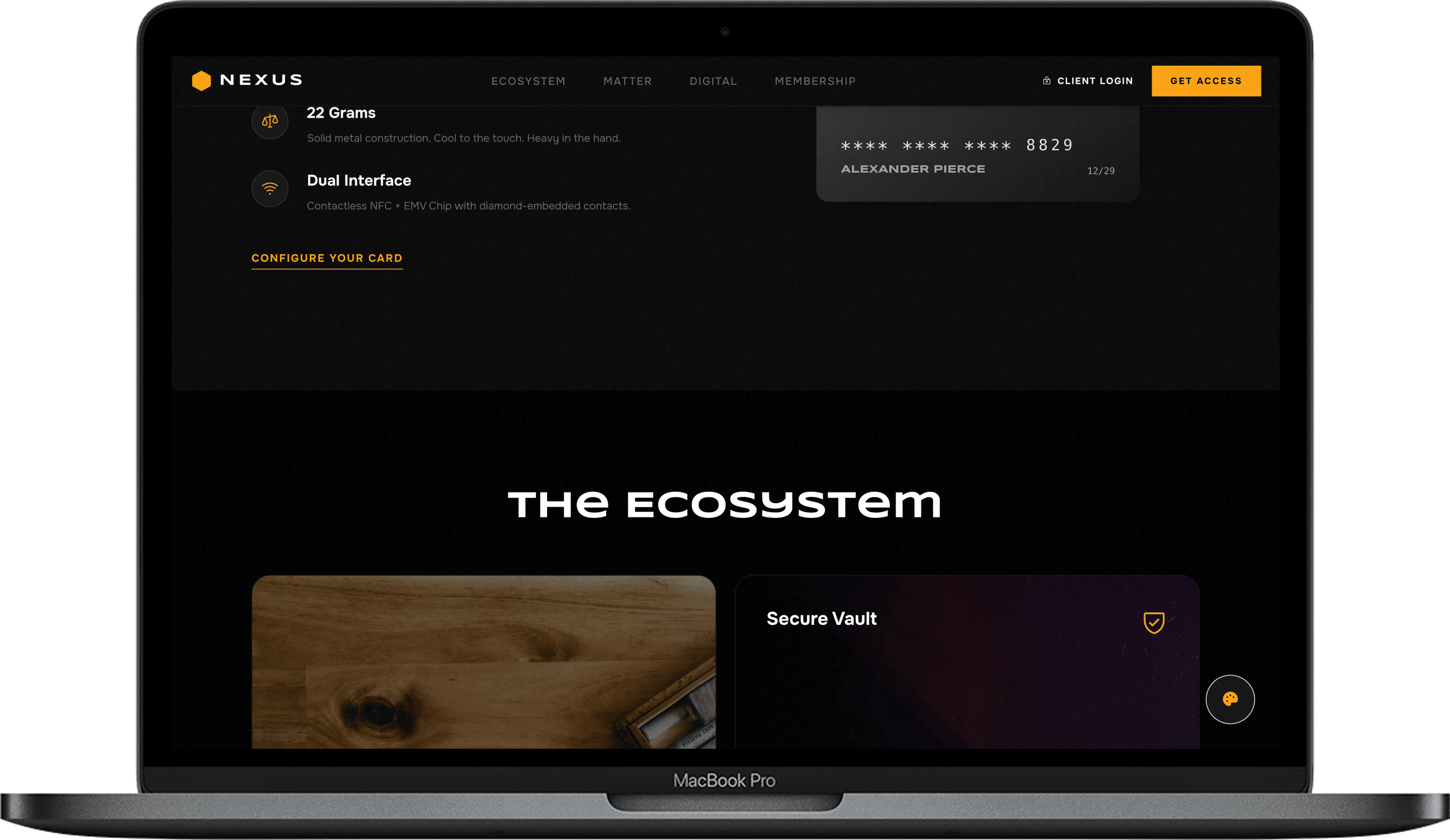 Fintech Company Website — Capital Flow design detail preview 2