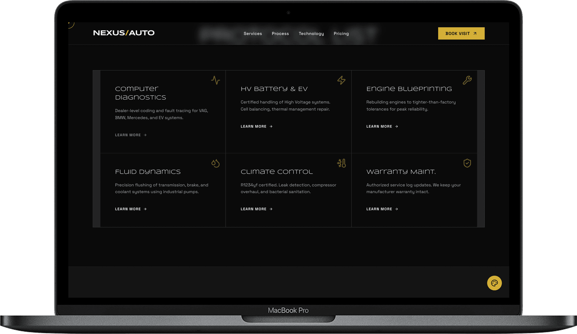 Auto Service & Detailing Website — Drive Tech Pro detail preview 2
