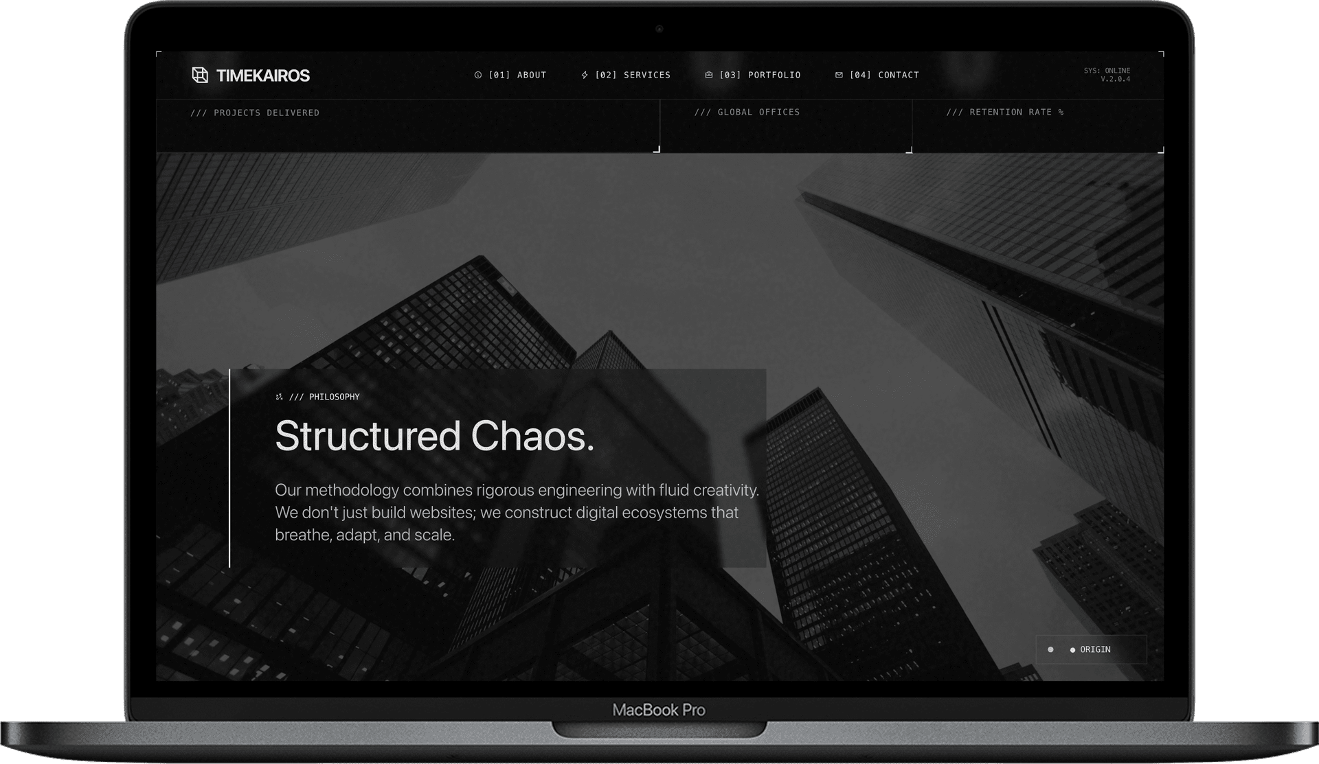 Research Institute Website — MAGISTER design detail preview 2