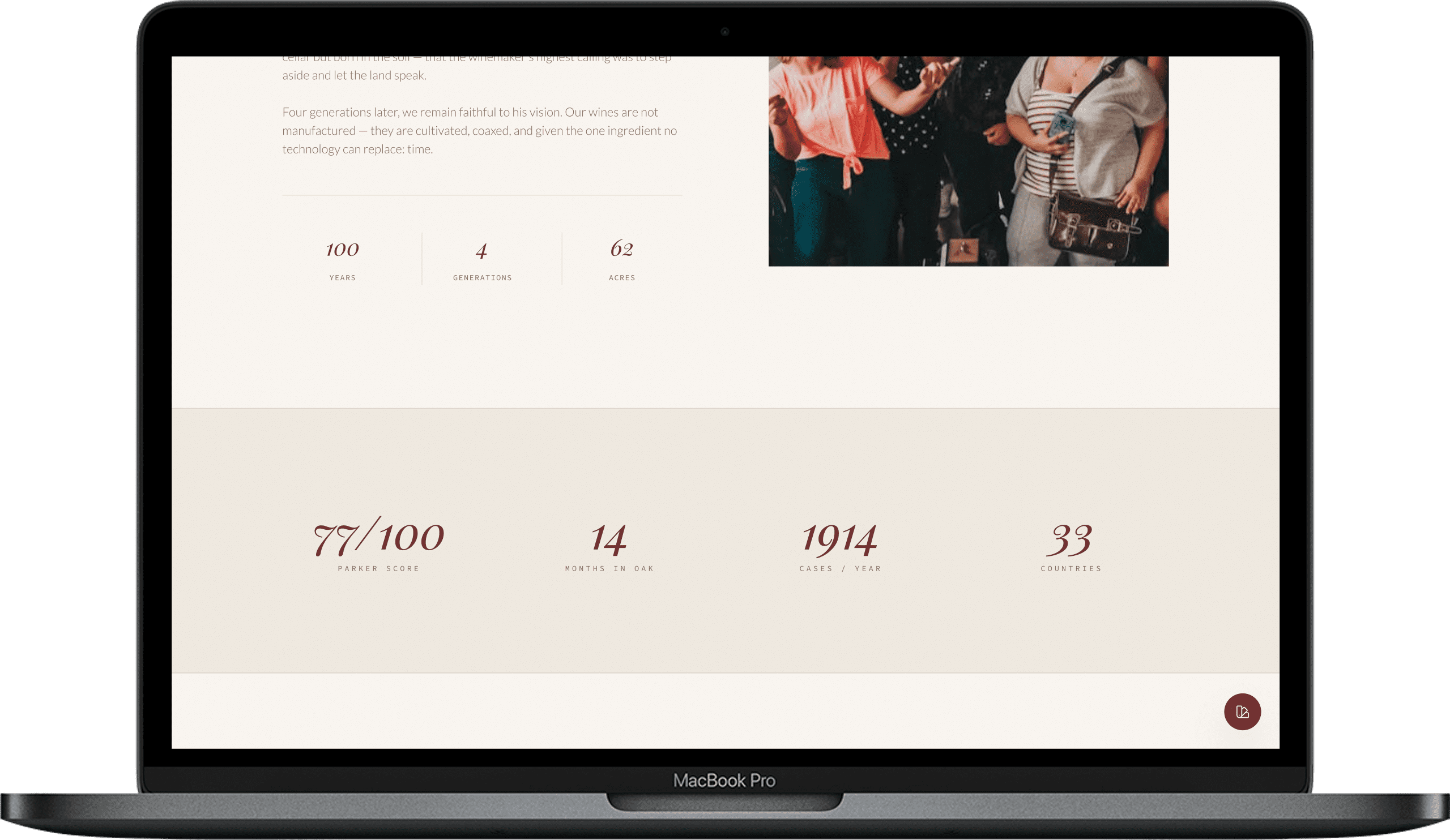 Winery Website — TERROIR design detail preview 2
