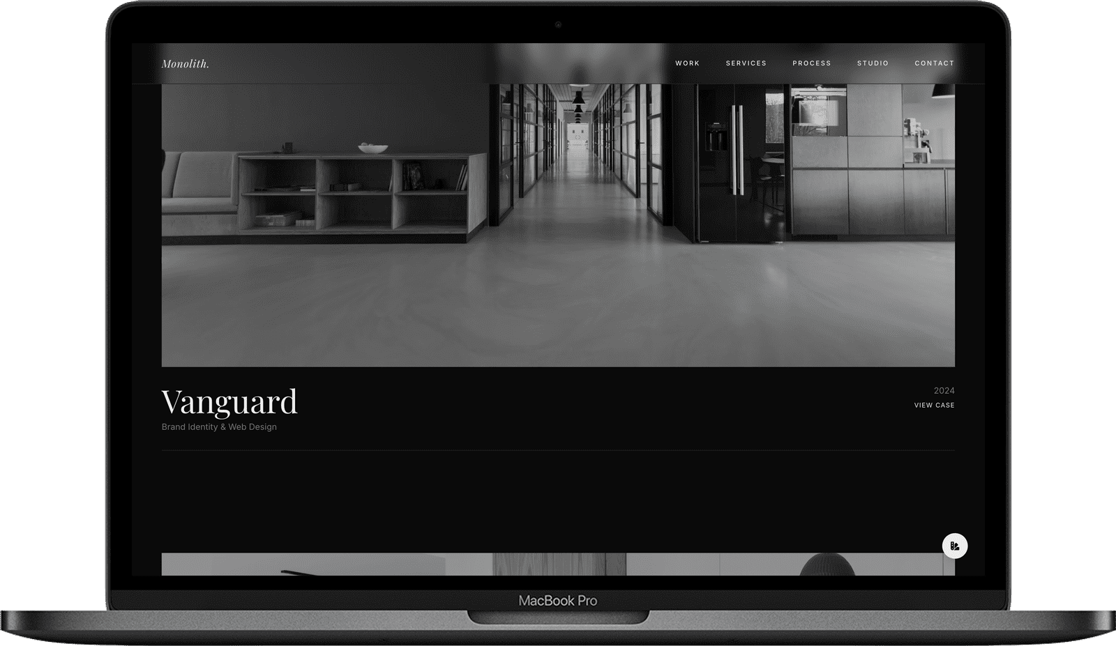 Design Agency Website — MONOLITH design detail preview 2