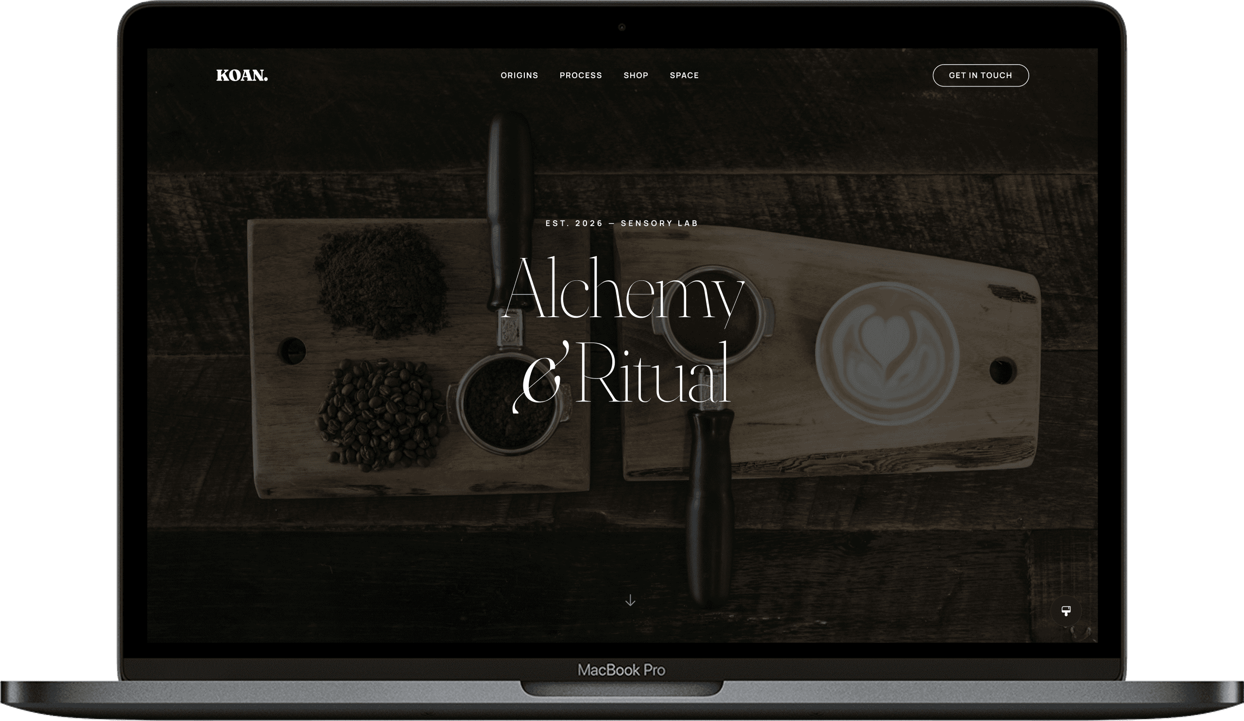 Coffee Roastery Website — KOAN design homepage preview