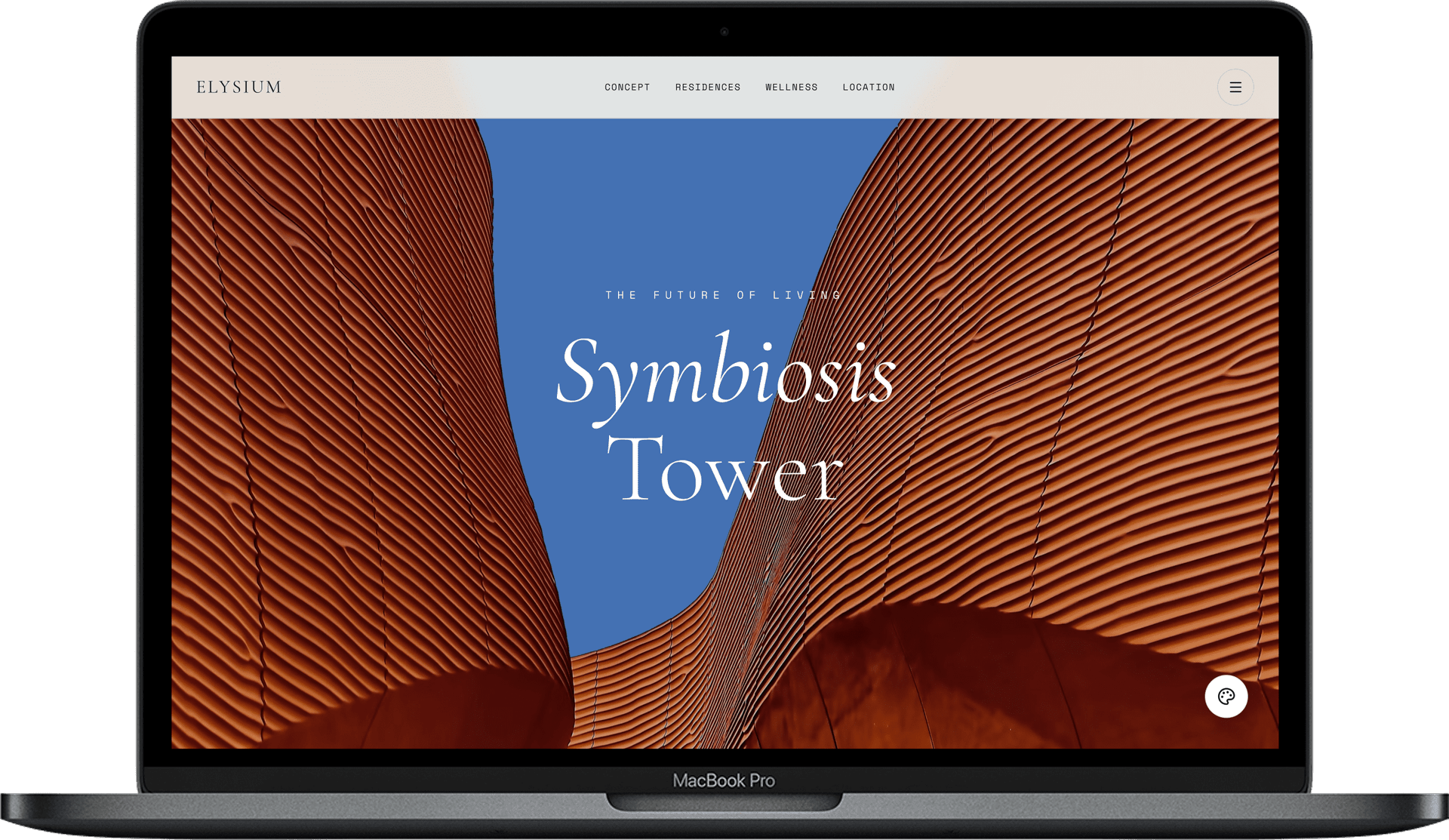 Eco Resort & Glamping Website — Vertex Spire homepage preview