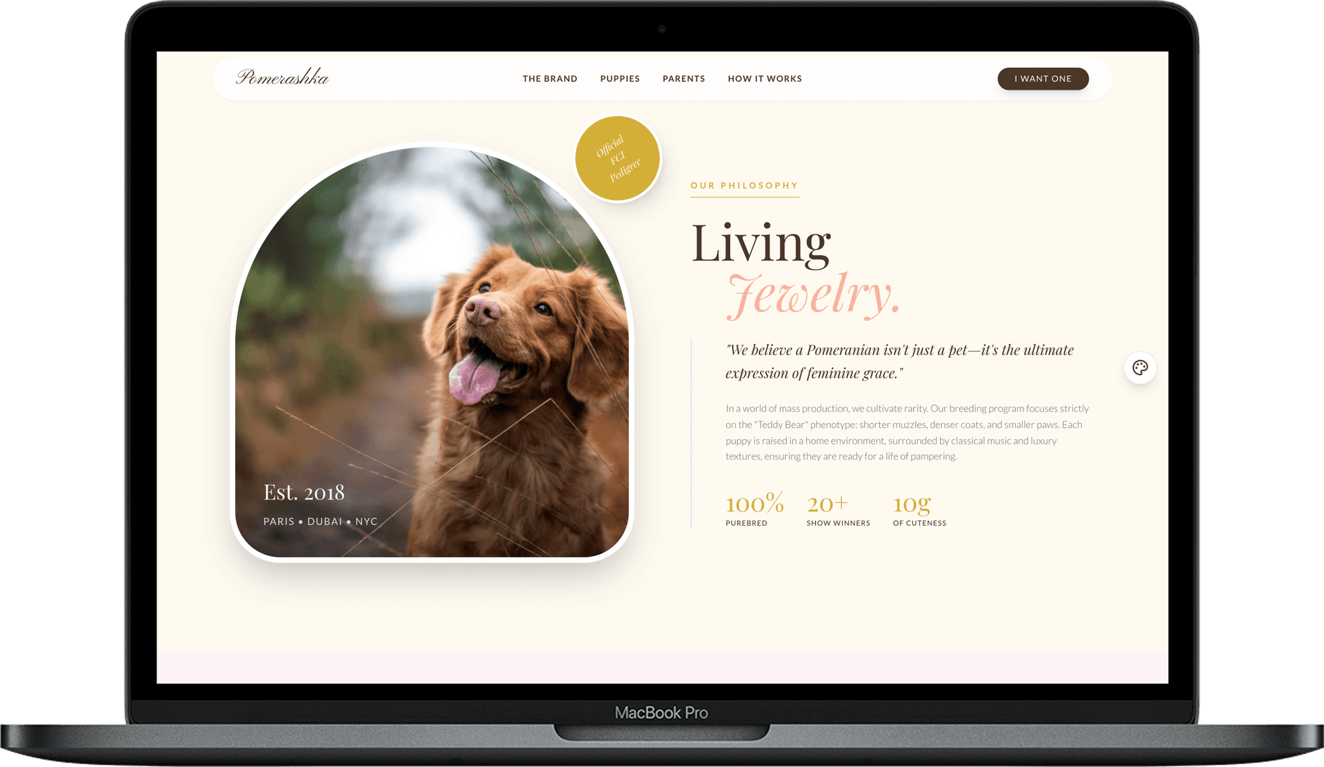 Pet Grooming Salon Website — Canine World design detail preview 1