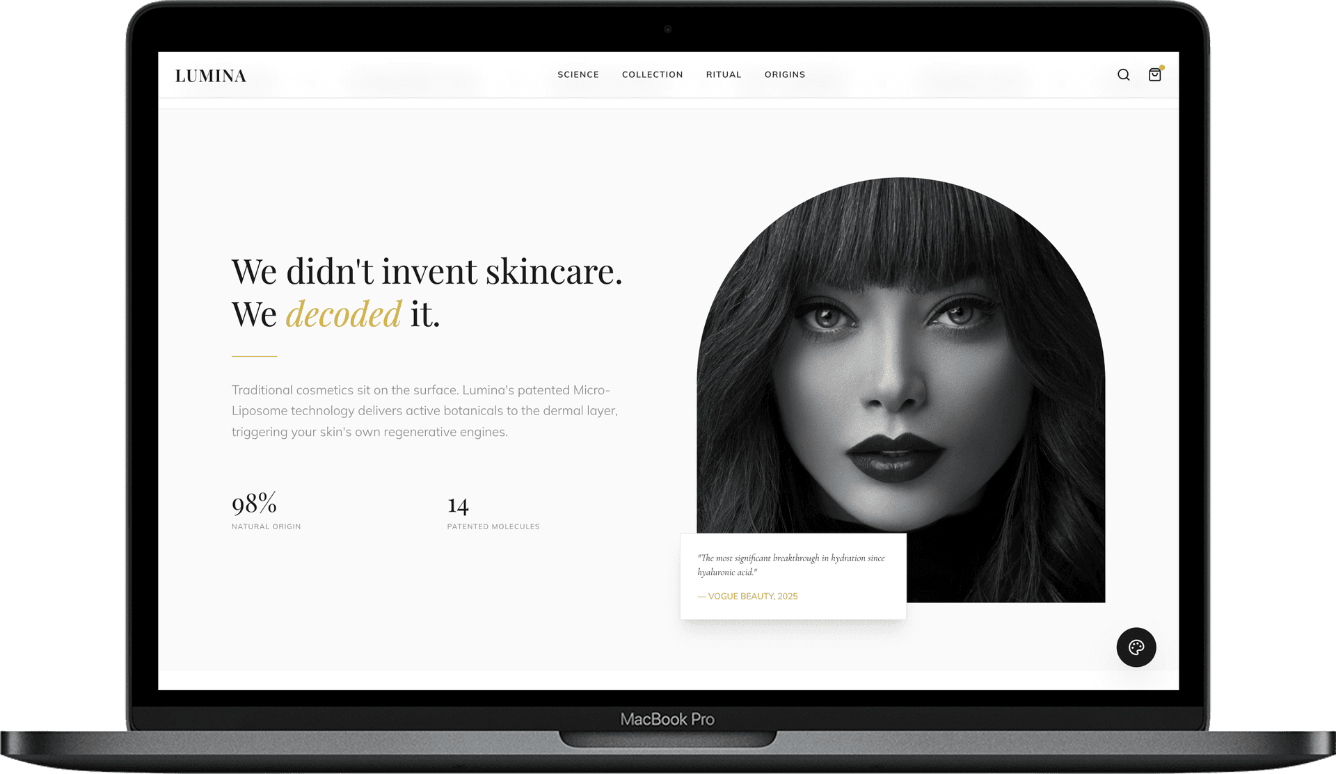 Cosmetology Clinic Website — Prism Care design detail preview 1