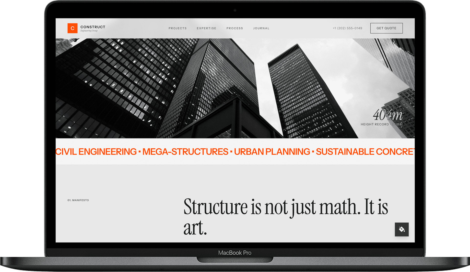 Architecture & Build Website — BuildForge design detail preview 1