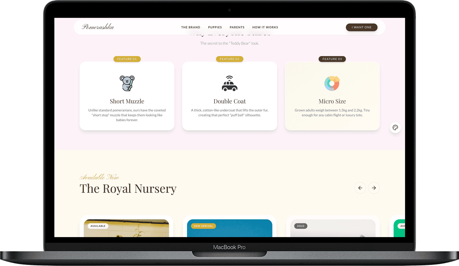 Pet Grooming Salon Website — Canine World design detail preview 2