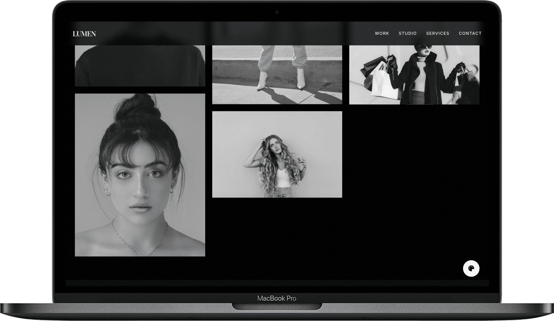 Model Agency Website — MUSE design detail preview 2