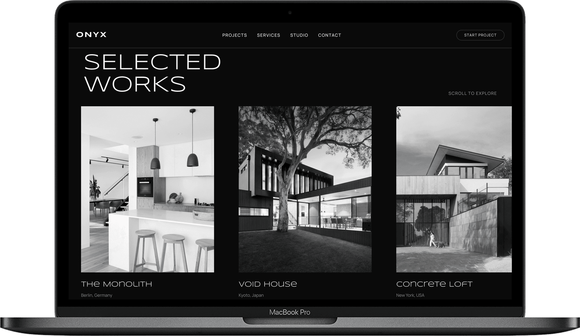 Design Bureau Website — TECTON design detail preview 2