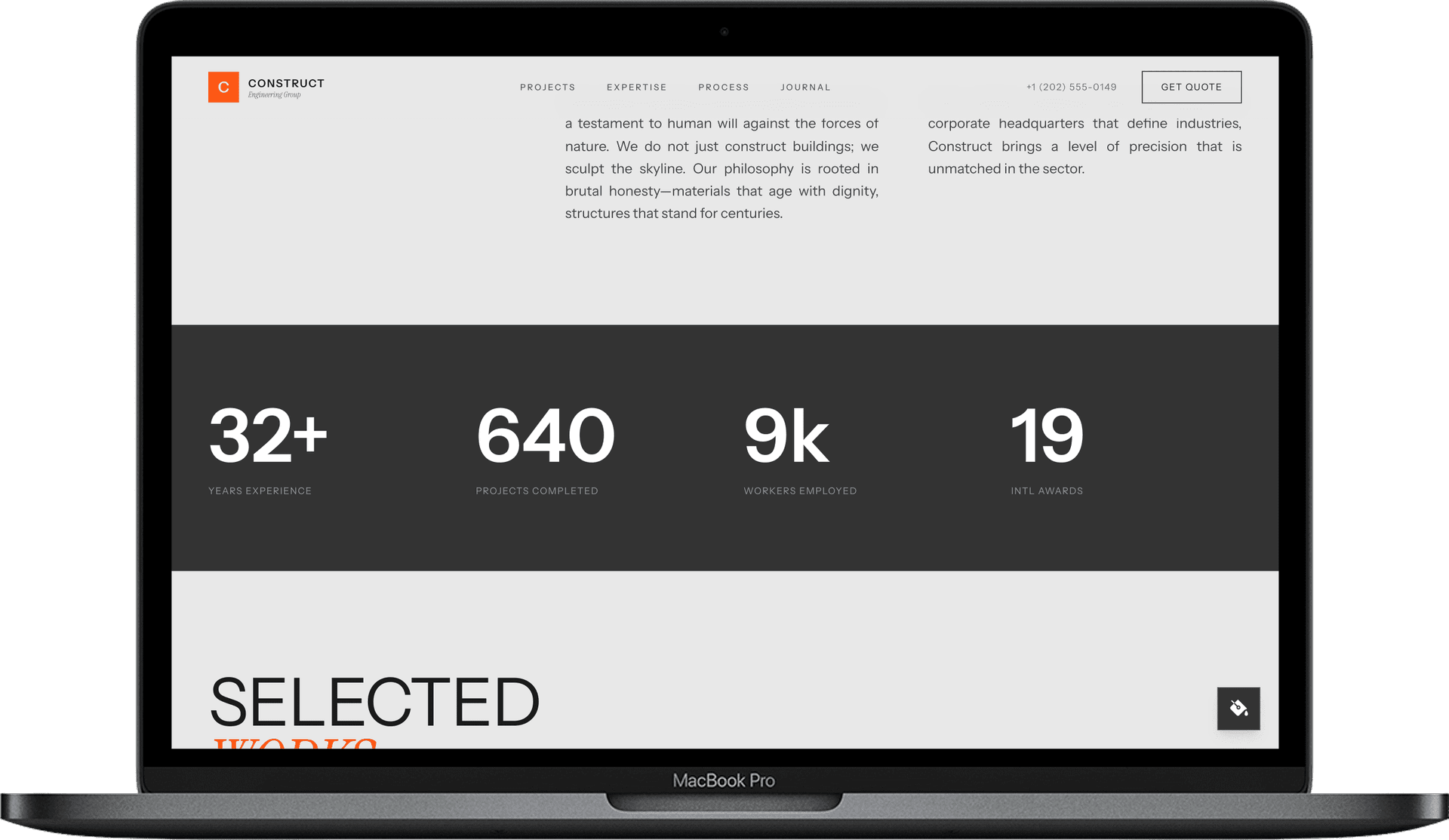 Architecture & Build Website — BuildForge design detail preview 2