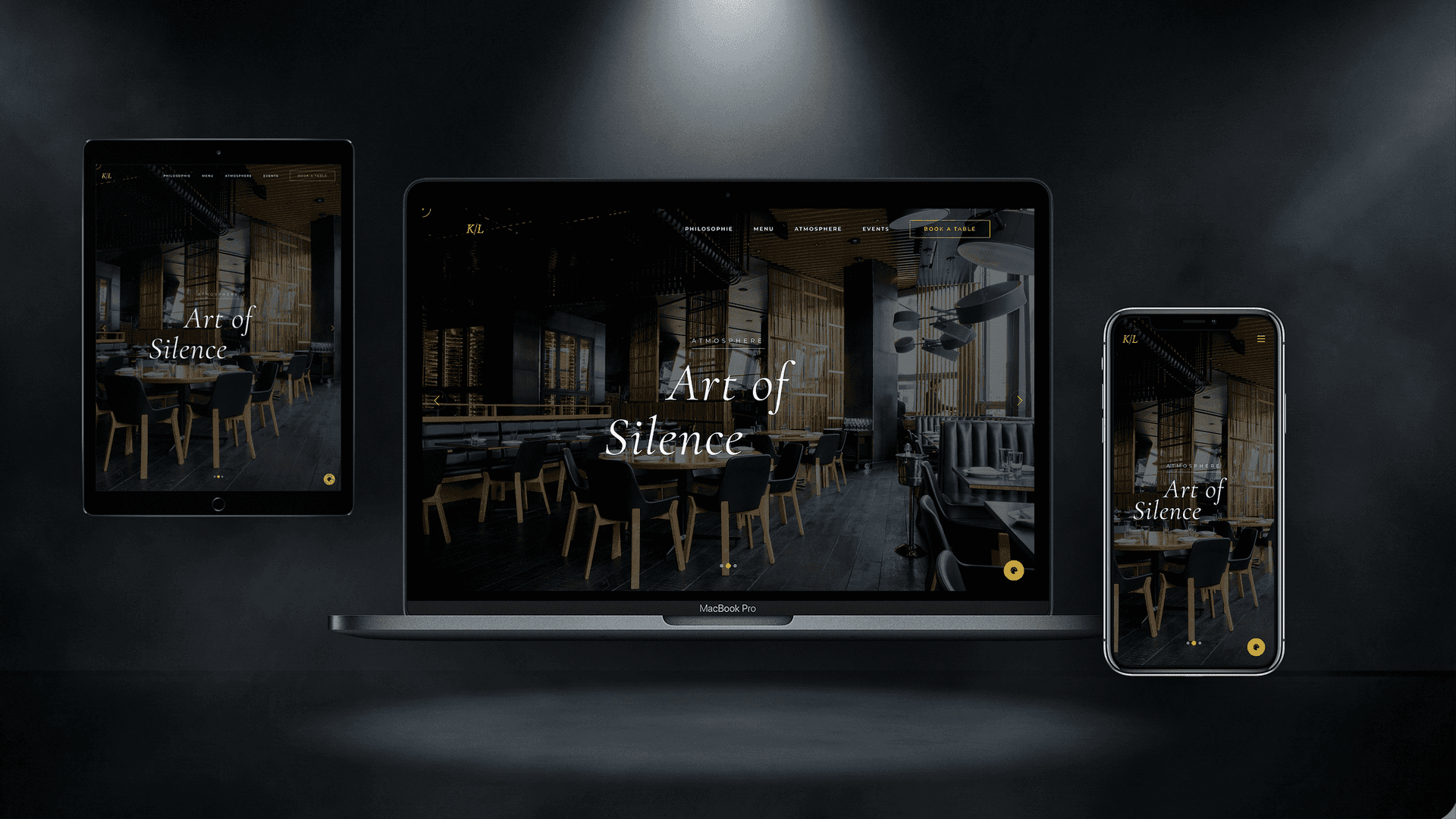 Steakhouse Website — ROYALIS design — Corporate exclusive website base preview