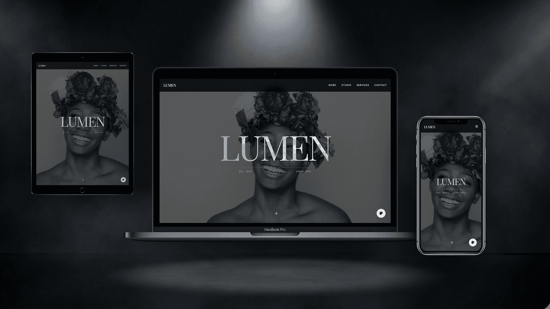 Model Agency Website — MUSE design — Landing exclusive website base preview
