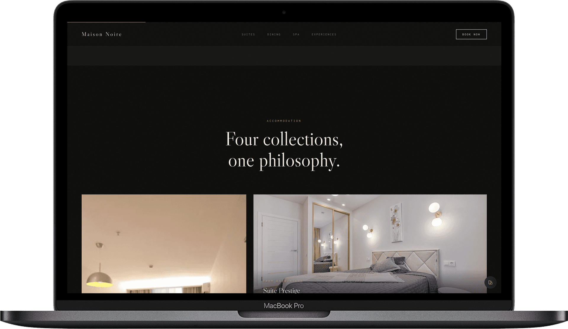 Boutique Hotel & SPA Website — Maison Noire detail preview 2